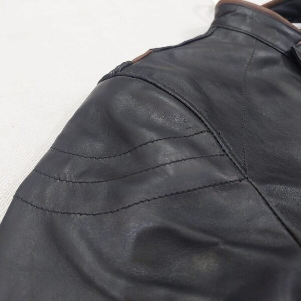 سترة جلدية طبيعية للرجال Genuine Leather Men Jacket - Image 6