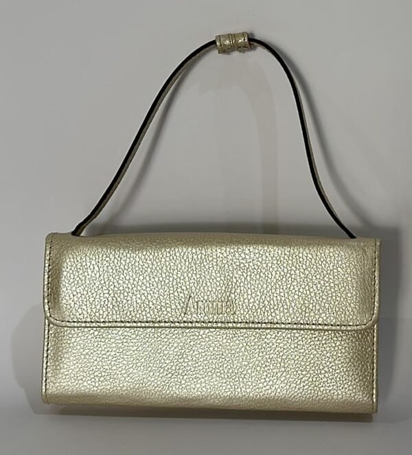براثن نسائية من الجلد الطبيعي Genuine Leather Women Clutches - Image 3