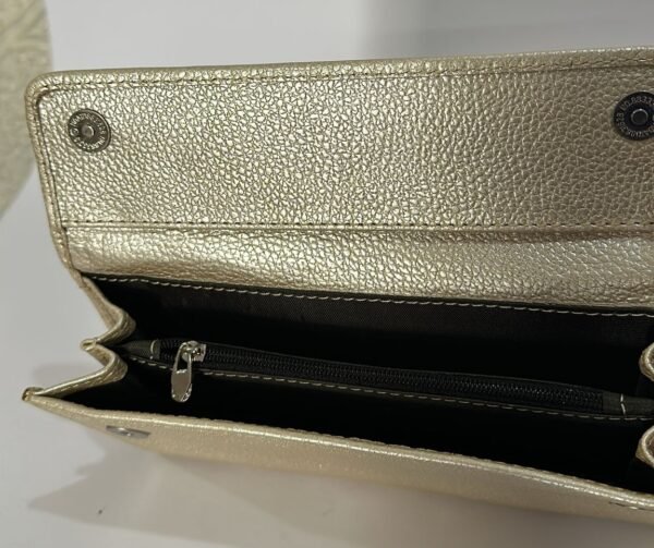 براثن نسائية من الجلد الطبيعي Genuine Leather Women Clutches - Image 5